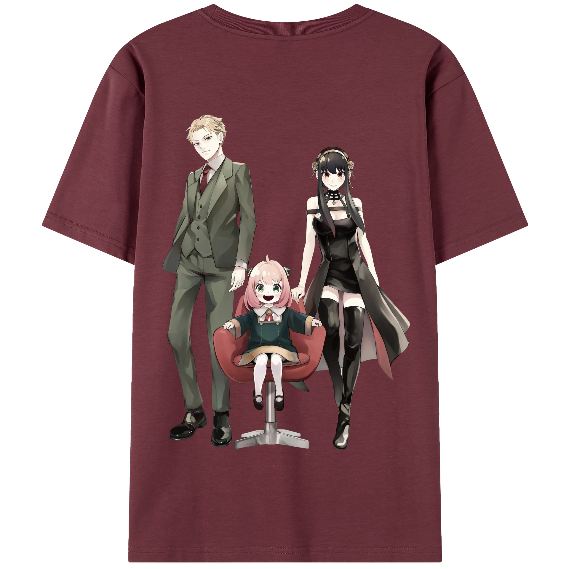 （画像用） SPY×FAMILY间谍家家酒 綿100％半袖Tシャツ（背面プリント）
